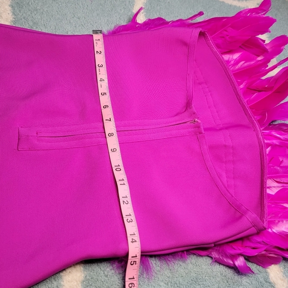 Novaluxe Bodycon Midi Prom Cocktail Formal Party Dress Size Large - Picture 11 of 12